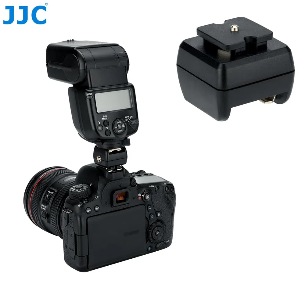 JJC Adaptador de zapata de flash con enchufe de sincronización para zapata estándar ISO y para Sony Multi Interface Shoe MIS Shoe Flash (paquete de 2), ‎JJC 2PC JSC-2