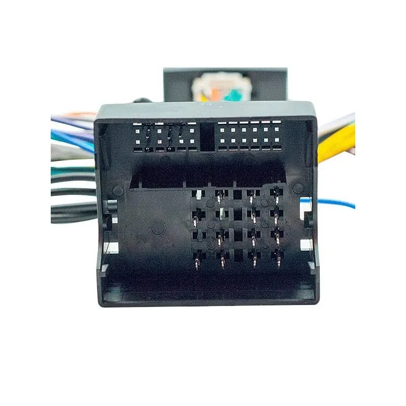 sound-way Adaptador ISO Radio para Coche Conector Cable de estéreo Compatible con Audi A3 2004-2008 / A6 2004-2006 / TT 2004-2014 / A4 2002-2008 / B6 B7 S4 B7 B6 RS4 B7 / Seat Exeo Radio Android