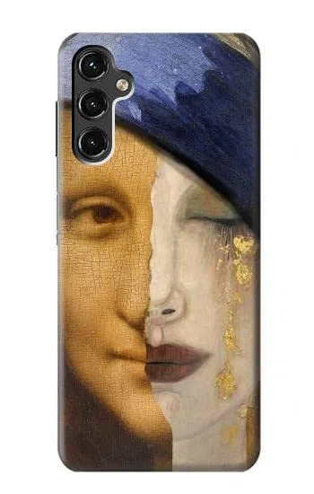 Mona Lisa Gustav Klimt Vermeer - Carcasa para Samsung Galaxy A14 5G