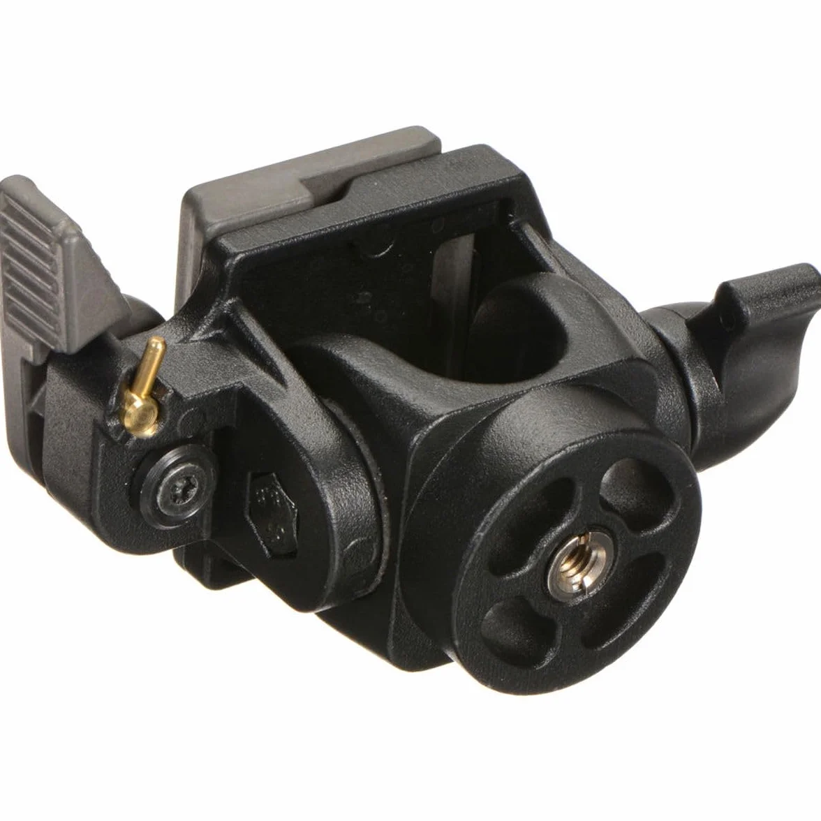 Manfrotto 234RC - Rótula con movimiento de inclinación frontal para monopiés con zapata rápida, negro
