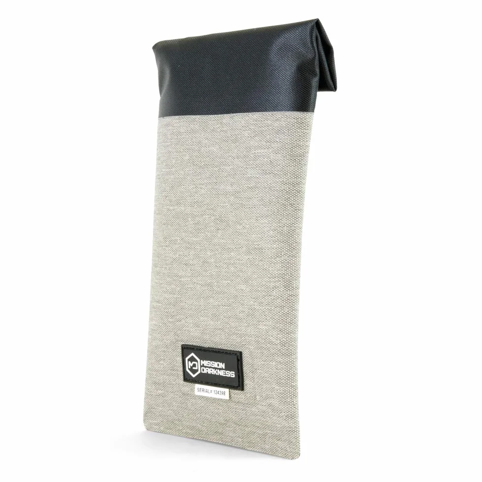 Mission Darkness Dry Shield Faraday Phone Sleeve // Slim Waterproof Dry Bag for Cell Phones + RF Shielding Liner // Signal Blocking, Anti-tracking, EMP Shield, Data Privacy, Electronic Device Security