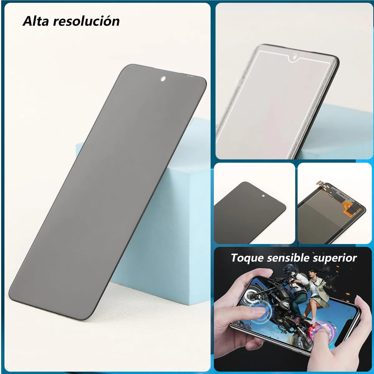 RongZy Pantalla para Xiaomi Redmi Note 12 Táctil LCD de Repuesto Ensamblaje Digitalizador Reemplazo para Xiaomi Poco X5 con Herramientas de Reparación(Negro)