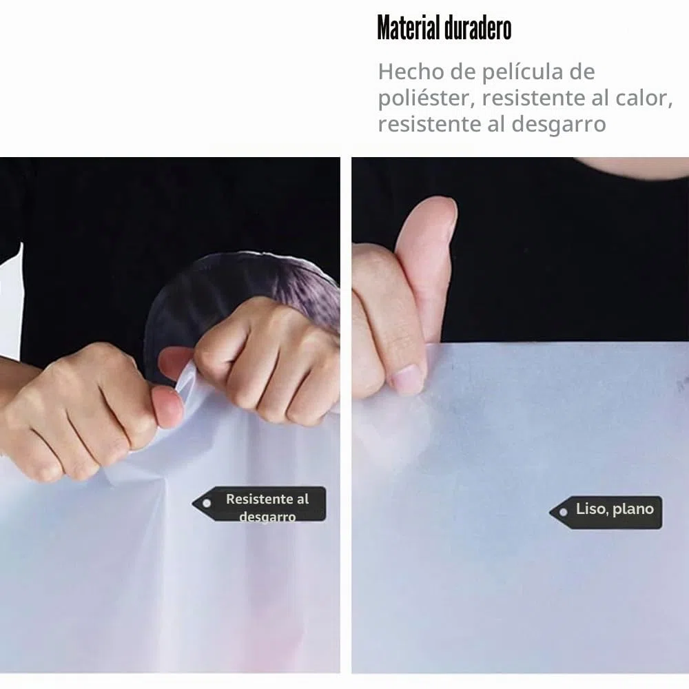 Paquete de 6 Hojas de Filtro de película de difusión, Kit de 15.7 x 19.6 Pulgadas, Rollo difusor de Gel de iluminación, Video para fotografía y luz estroboscópica LED