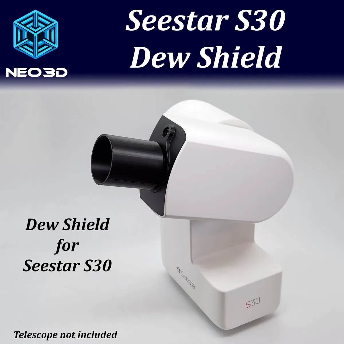 Seestar S30 - Kit de accesorios esenciales para protector de rocío, cubierta de lente, cubierta de rocío, el mejor kit de accesorios Seestar