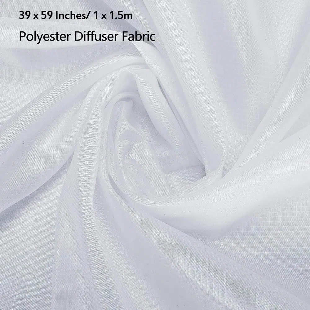Diffusion - Tela de rejilla de luz de 39 x 59 pulgadas, 1 difusor de fotografía de 1,5 m, modificador para iluminación de caja de luz, tiendas de campaña, panel
