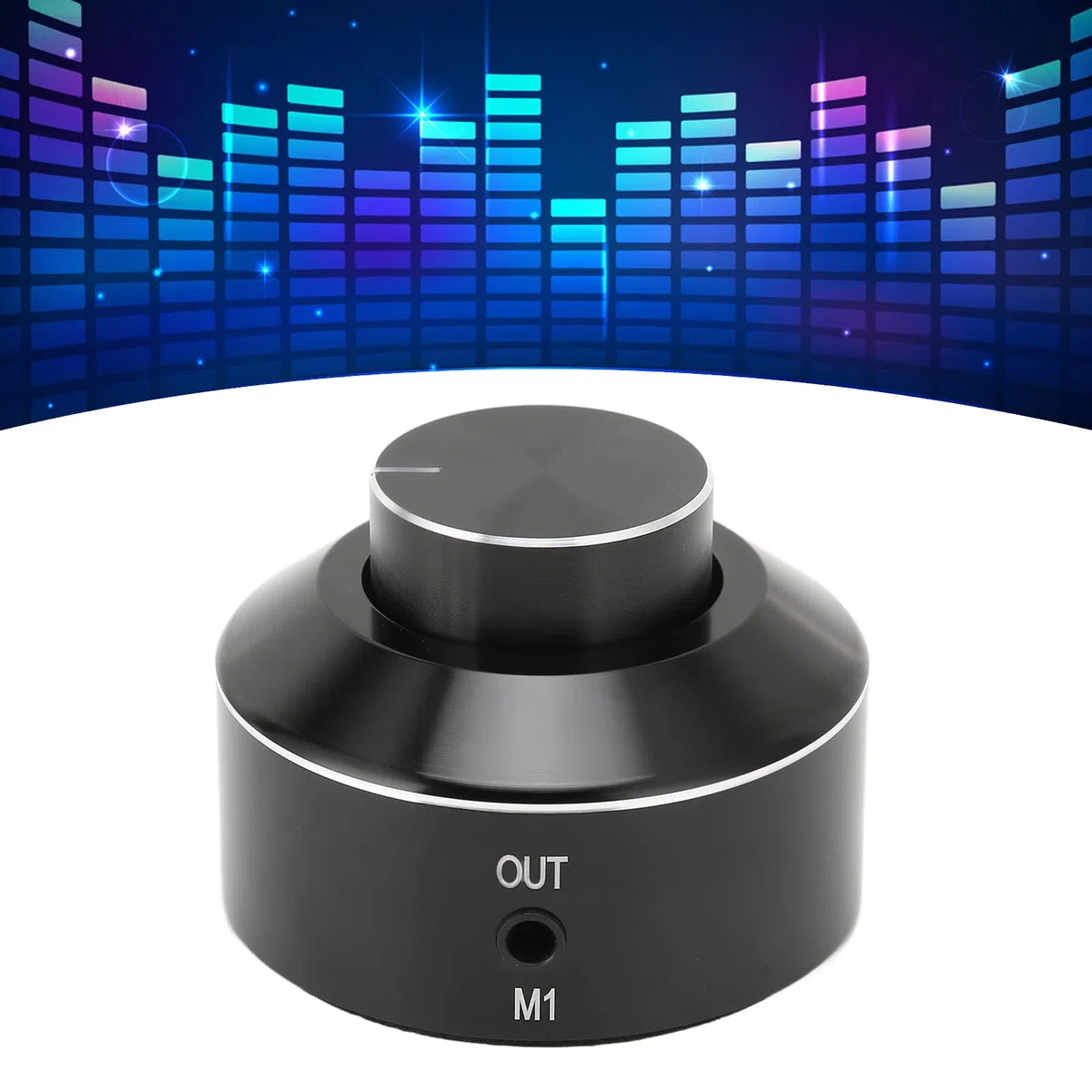 Mini Controlador de Volumen de Perilla de Control de Volumen Activo, Ajustador de Audio de Altavoz de Perilla de Control de Volumen de 3,5 Mm, para Ver Videos, Bodas, Celebraciones, Conferencias, Etc.