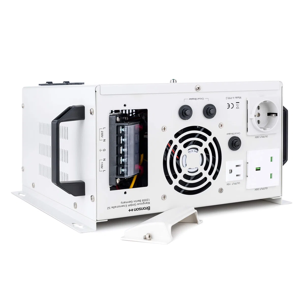 Transformador Bronson++ WTI 3000 110 Voltios EE.UU. Convertidor Voltaje 3000 Vatios - Entrada: 110 o 220 V/Salida: 110 V y 220 V - Bronson 3000W
