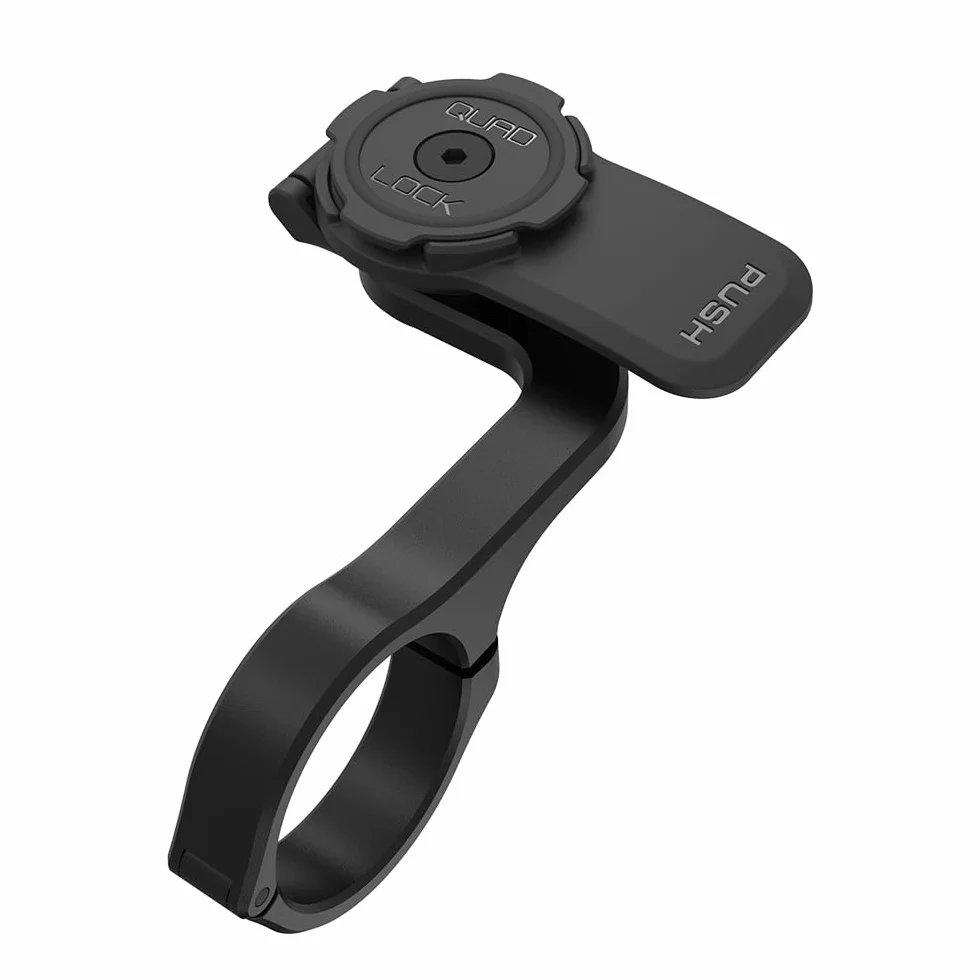QUAD LOCK Soporte Frontal Pro (V2) de Teléfono para Manillar de Bicicleta Compatible con iPhone Galaxy Pixel y Adaptador Universal