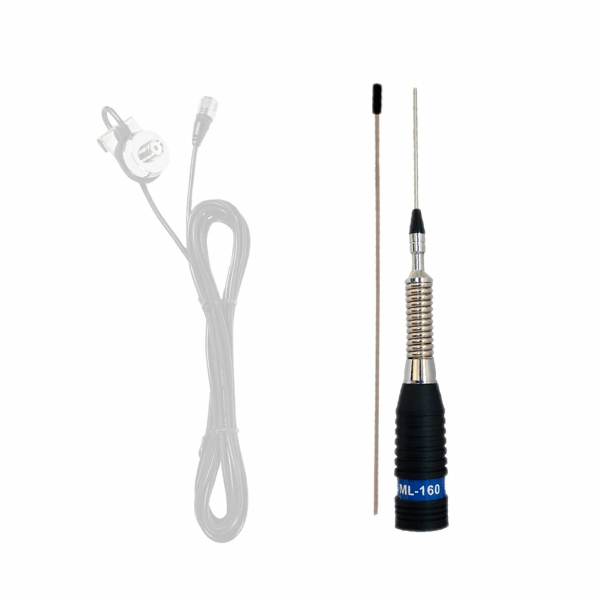 Antenna CB PNI ML160, 145 cm de Largo, sin Cable, Compatible con Cualquier Radio CB