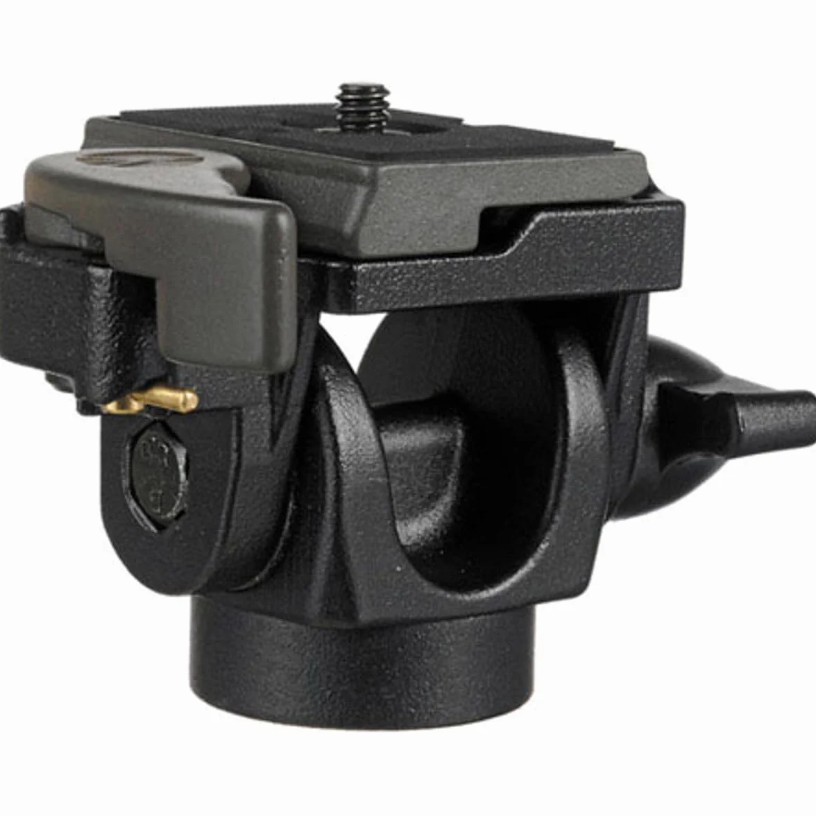 Manfrotto 234RC - Rótula con movimiento de inclinación frontal para monopiés con zapata rápida, negro