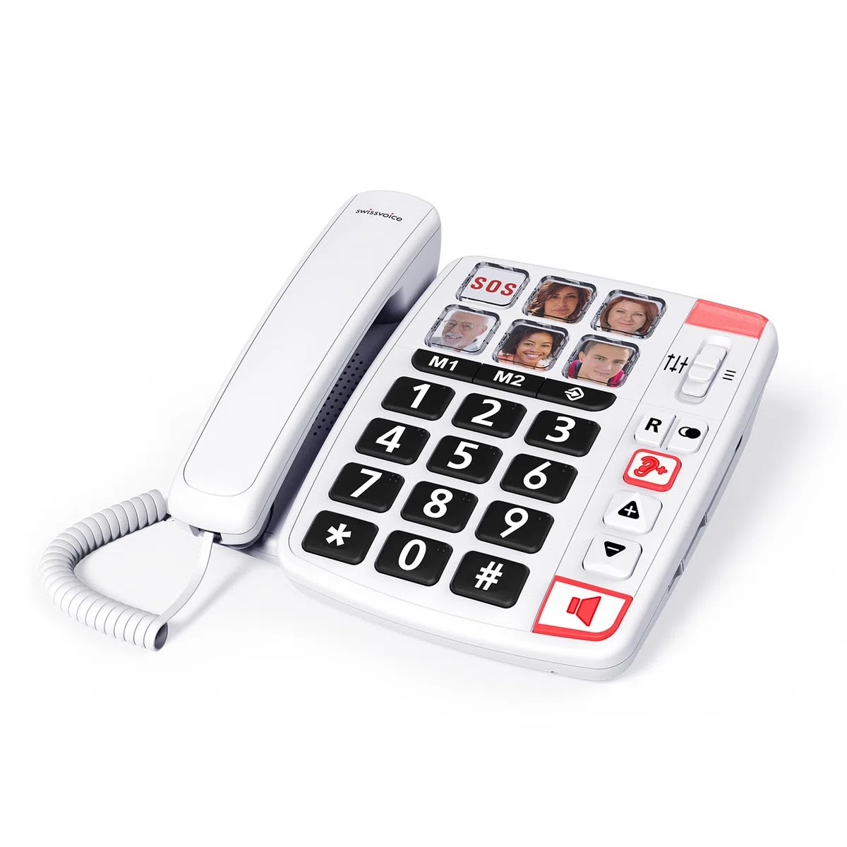 swissvoice TELEFONO Fijo SOBREMESA, Blanco