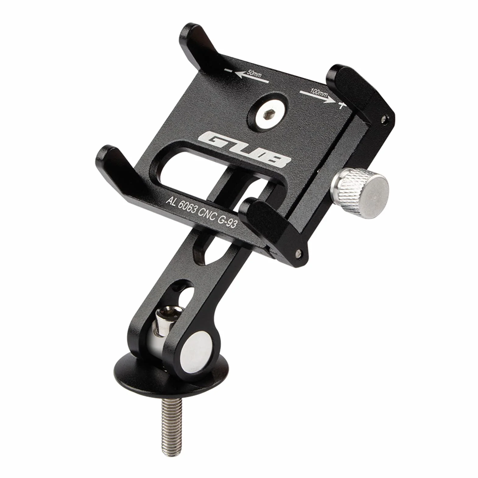 Soporte Universal para Teléfono Móvil de Bicicleta y Moto - Ajustable 3,7-7,2 Pulgadas, Aluminio, para Mountain Bike