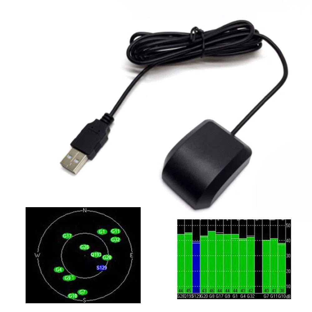 Maso, Receptor GPS USB VK-162, soporte remoto para Google Earth Raspberry Pi Linux Ventana WIshiot