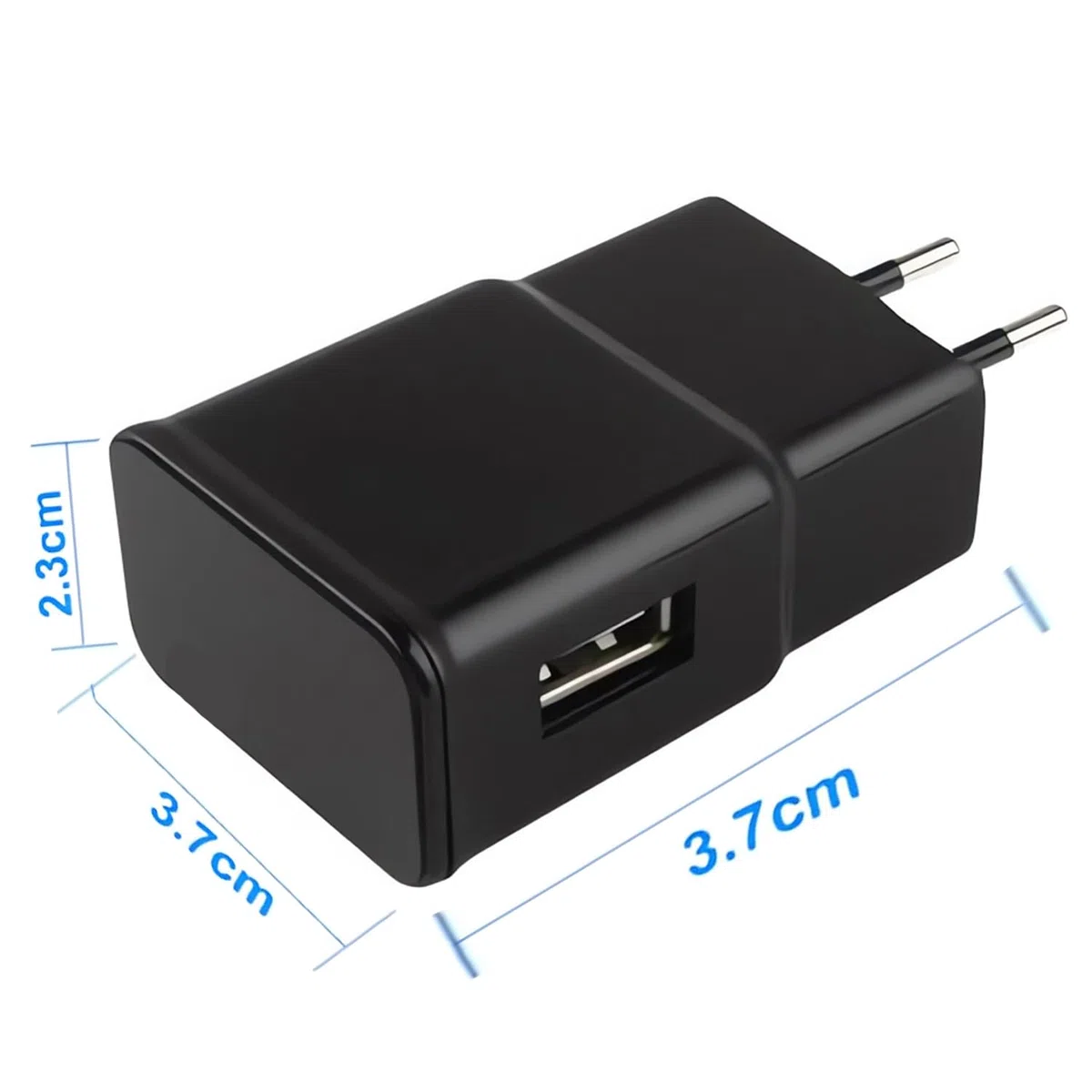 SHMIZZ Mini Cámara Espía Oculta 1080P, USB Cargador Cámara WiFi de Vigilancia Interior Inalámbrica con Detección de Movimiento