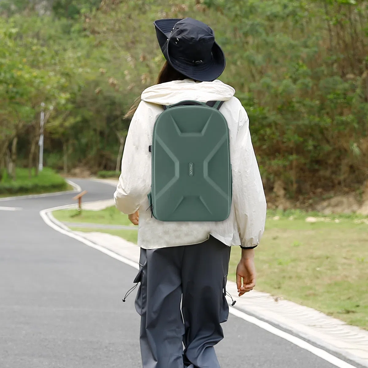 MOSISO Camera Mochila, DSLR/SLR/Mirrorless Fotografía Cámara Bolsa Abierto Total Impermeable Funda Dura con Inserto&Soporte Trípode&Laptop Compartimento Compatible con Canon/Nikon/Sony,Verde Esmeralda