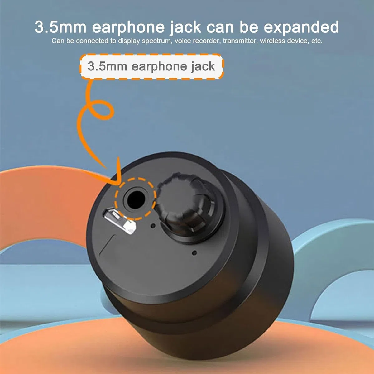Versión Mejorada Escucha Súper Sensible, Amplificador de Micrófono a Través de Pared, Dispositivo de Escucha de Oído con Fuga de Pared de Sensibilidad de Penetración Fuerte