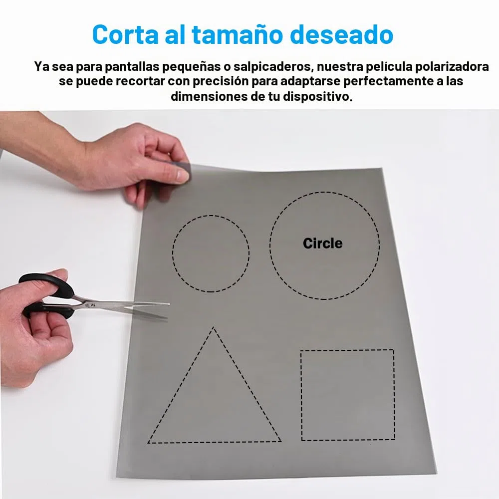 Láminas de película polarizada, 3 Unidades, 21 x 29 cm, Filtro polarizador Lineal no Adhesivo para iluminación educativa de fotografía física