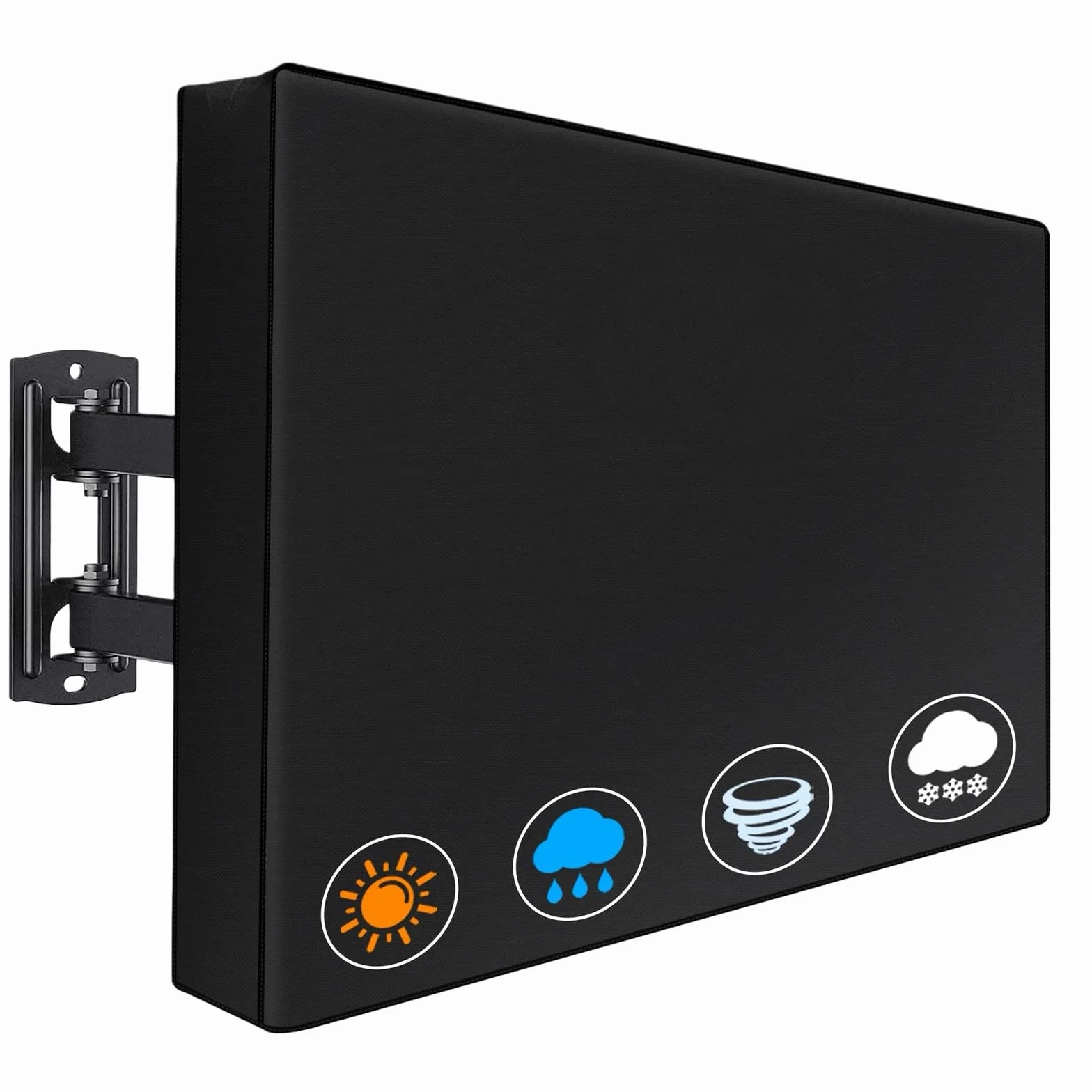 Funda para TV al aire libre, 40-42 pulgadas, cubierta de TV para exteriores, protector de pantalla de televisión, funda universal para televisores 600D, revestimiento de PVC Oxford, resistente