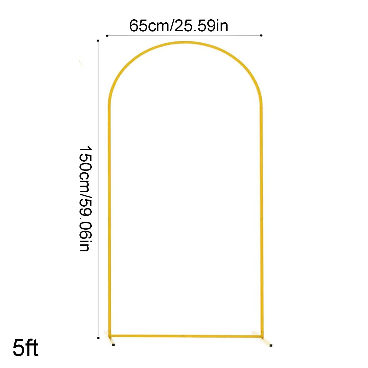 Soporte para Metálico Decorativo Estructura Resistente para Bodas Y Eventos con Base Estable Marco De Fondo Globos Flores Y Luces En Hierro Artístico Graduaciones Fiestas Infantiles