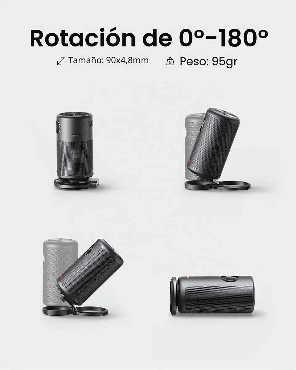 NEBULA Anker - Soporte plegable de escritorio ultra compacto, fácil instalación, rotación de 180 grados, se adapta a la serie Capsule, 200 g, cabe en la funda oficial