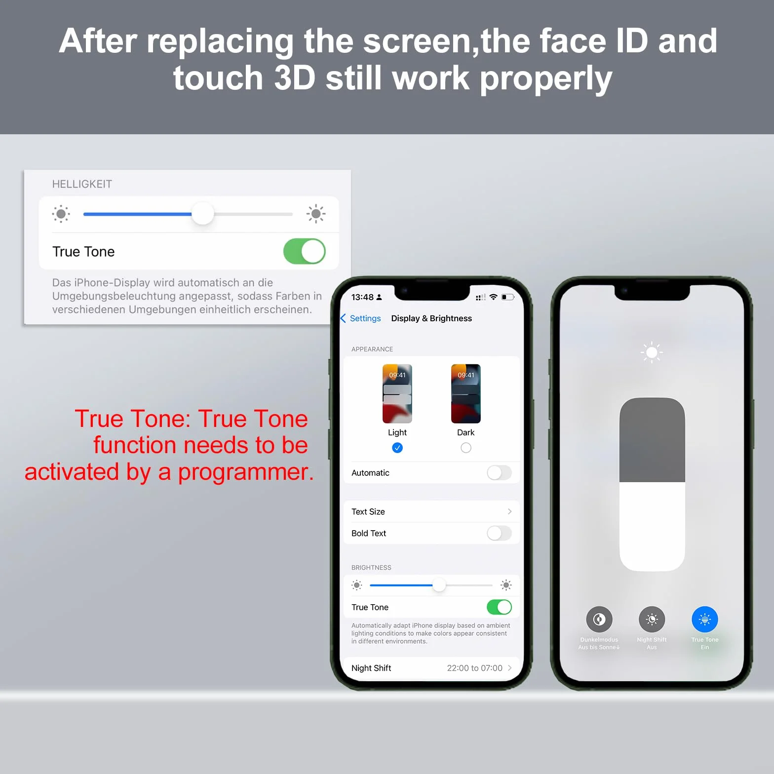 DTD Pantalla táctil de Repuesto para iPhone 13 LCD de 6,1 Pulgadas, Pantalla táctil 3D, digitalizador, Kit de Montaje y reparación 2024 (Modelos A2482, A2631, A2634, A2635, A2633)