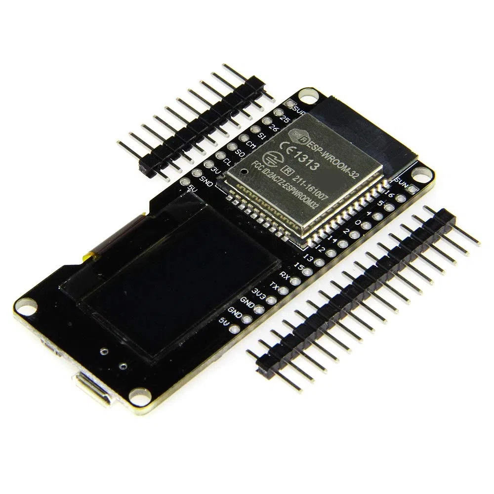 2pcs ESP32 OLED WeMOS Development Board WiFi+Bluetooth ESP-WROOM-32 ESP-32 ESP-32S