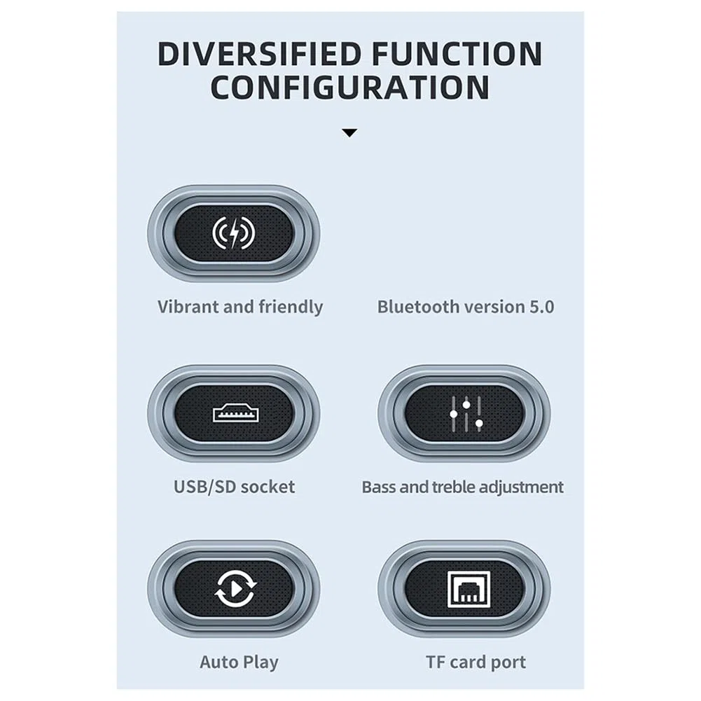 Amplificador Estéreo AK360 para el Hogar y el Coche, Amplificador de Radio con Reproducción Sin Pérdidas USB, Amplificador de Sonido HiFi Bluetooth 5,0