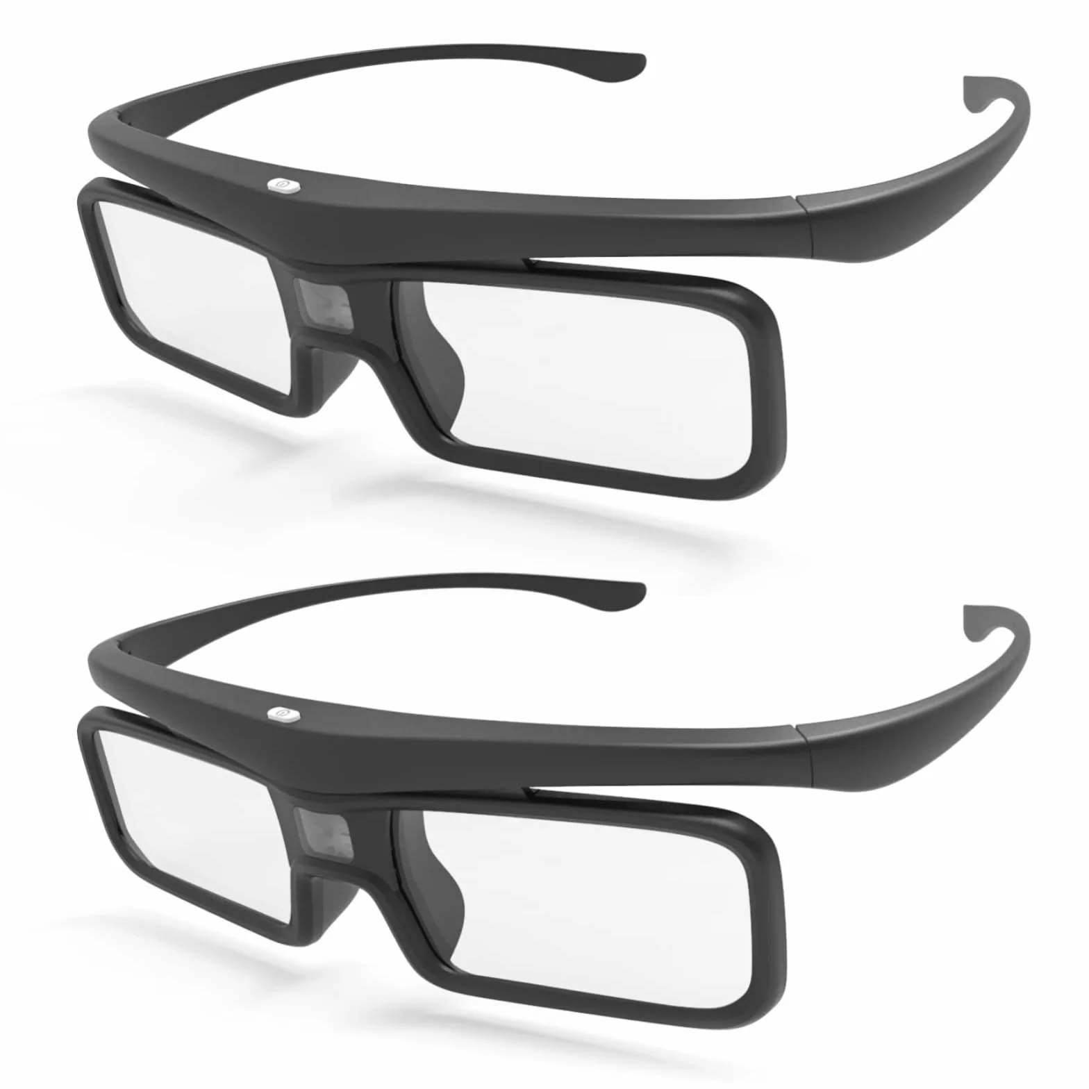 Valerion DLP Link Gafas 3D, gafas de obturador activo recargables compatibles con VisionMaster Max/Pro2/Pro, StreamMater Puls2/Puls y otros proyectores DLP-Link 3D (paquete de 2)