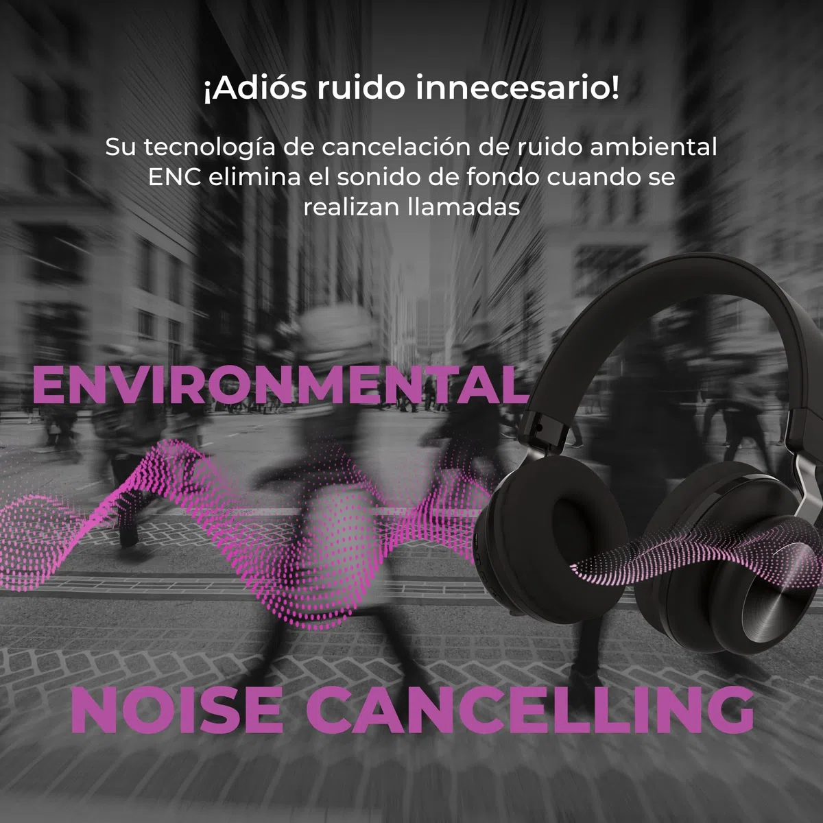KSIX Retro 2 Auriculares inalámbricos Diadema Retro 2, Radio FM, Tarjeta SD, hasta 8 Horas de autonomía, Marrón