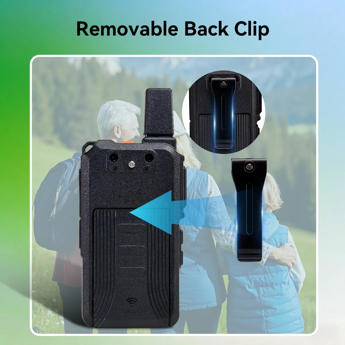 Retevis RT619 Walkie Talkie Recargable 1300mAh, PMR446 16 Canales Walkie Talkie Profesional, VOX Libre de Licencia, Mini Radiocomunicación para Familia, Viaje (2Pcs, Negro)