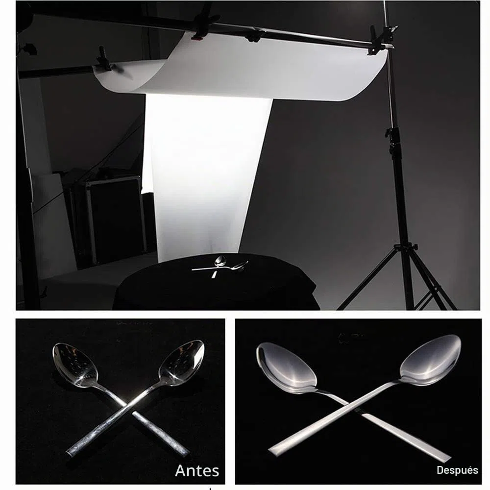 Paquete de 6 Hojas de Filtro de película de difusión, Kit de 15.7 x 19.6 Pulgadas, Rollo difusor de Gel de iluminación, Video para fotografía y luz estroboscópica LED