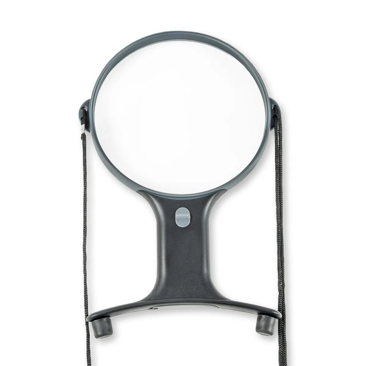 Carson MagniShine 2X, Lupa con Doble LED y Manos Libres, para Leer, Hacer Manualidades y Punto de Aguja - Ayuda Ideal para la degeneración Macular, con Correa Ajustable para el Cuello (HF-66)