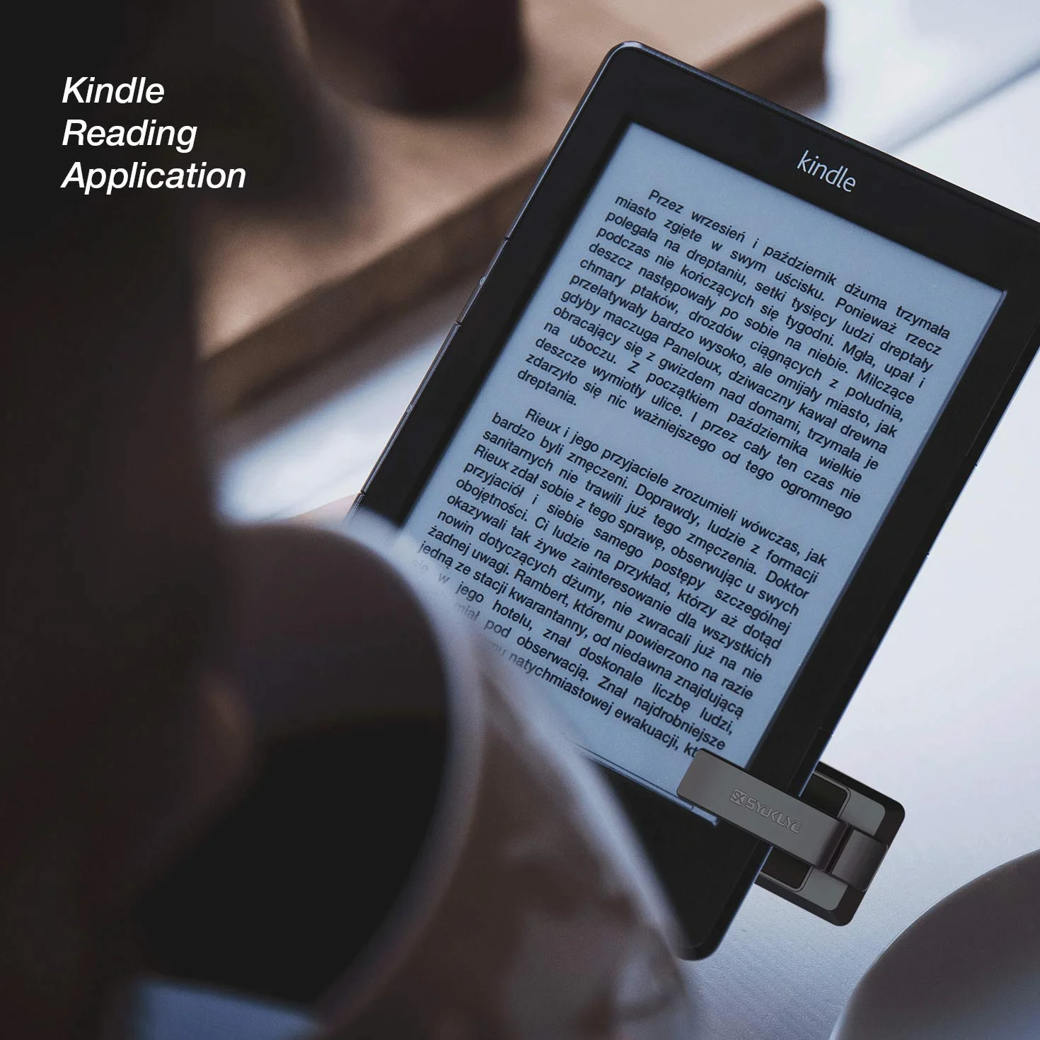 SK SYUKUYU Page Turner para Kindle eReaders Accesorios, RF Control de Página Remoto Clicker para iPad Tablets Lectura Novelas Comics, Cámara Remota y Botón de Video(Negro)
