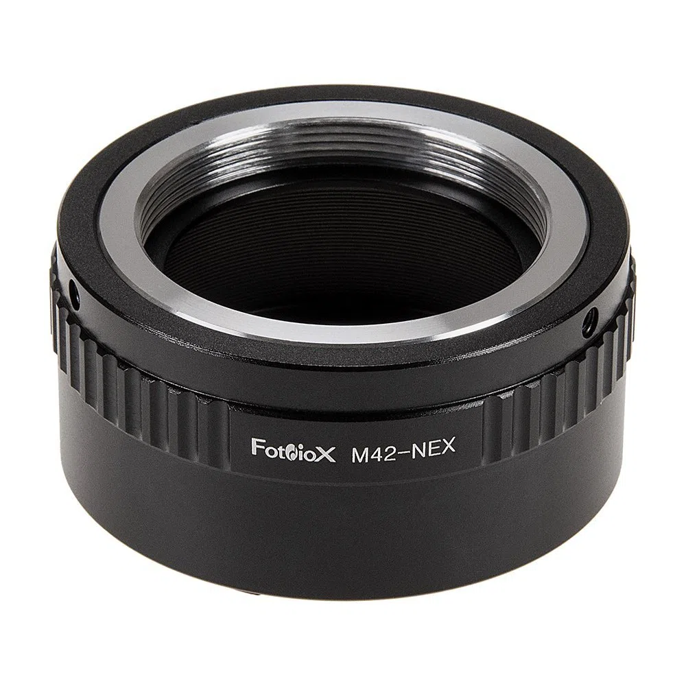 Fotodiox - Adaptador de Lente M42 a Sony NEX E para Sony Alpha NEX-7, NEX-6, NEX-5N, NEX-5, NEX-C3 y NEX-3