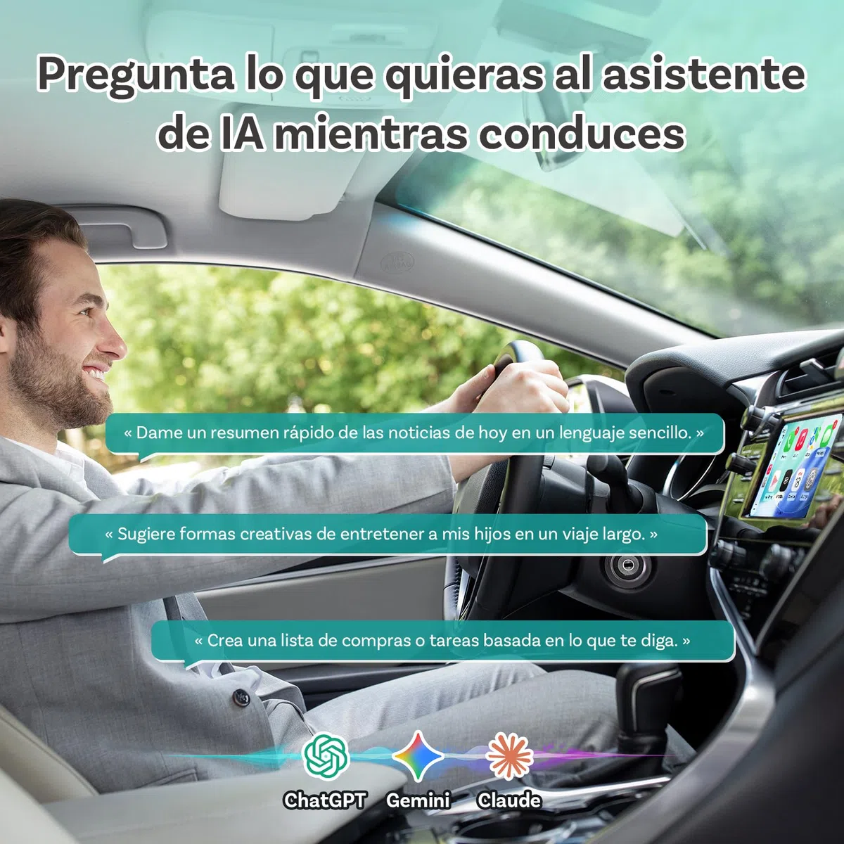 OTTOCAST Mini Pico 2026 Adaptador Inalámbrico CarPlay & Android Auto, WiFi 6 & Bluetooth 5.4, Mini Dongle USB Plug & Play, De CarPlay/Android Auto con Cable a Wireless, OTA Upgrade