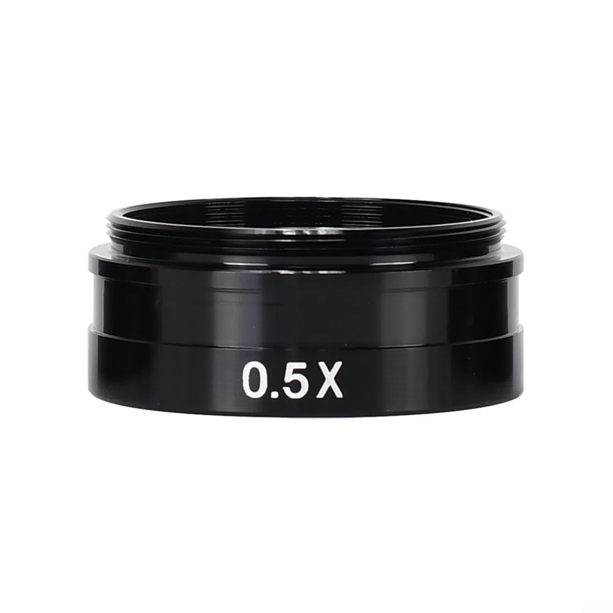 Lente Barlow de 42 mm para objetivo auxiliar de microscopio estéreo con varios ajustes de aumento (0.7X)