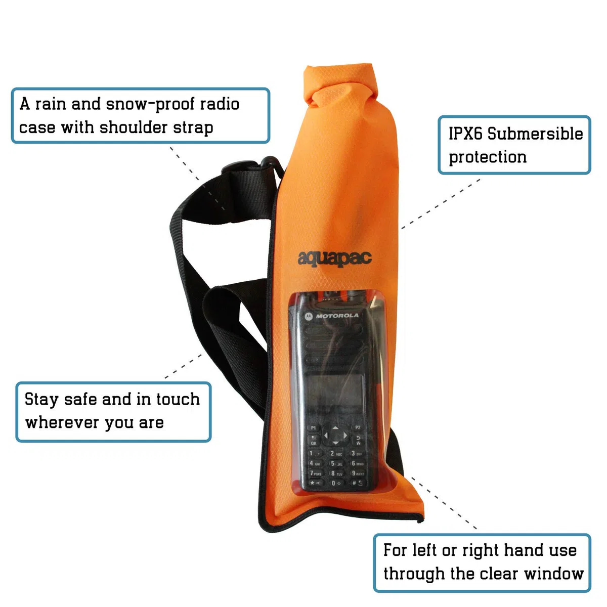 Aquapac Caso VHF Naranja
