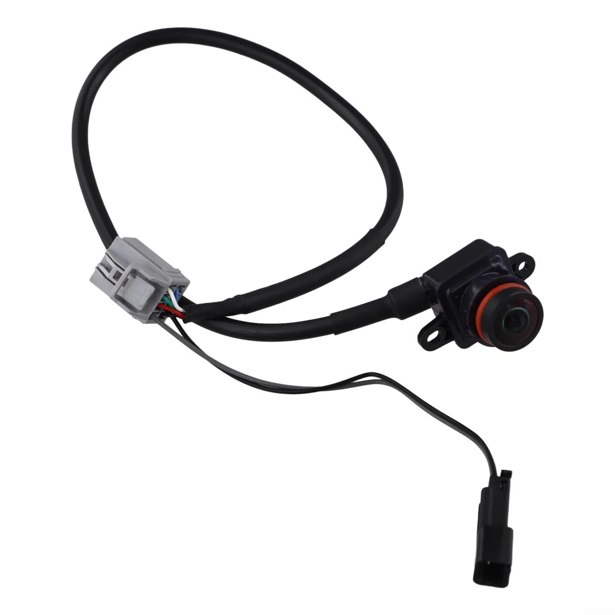 Cámara de estacionamiento de respaldo de visión trasera, para Fiat Freemont (OEM 56054858S), negro, carcasa de plástico resistente a la intemperie, visibilidad mejorada