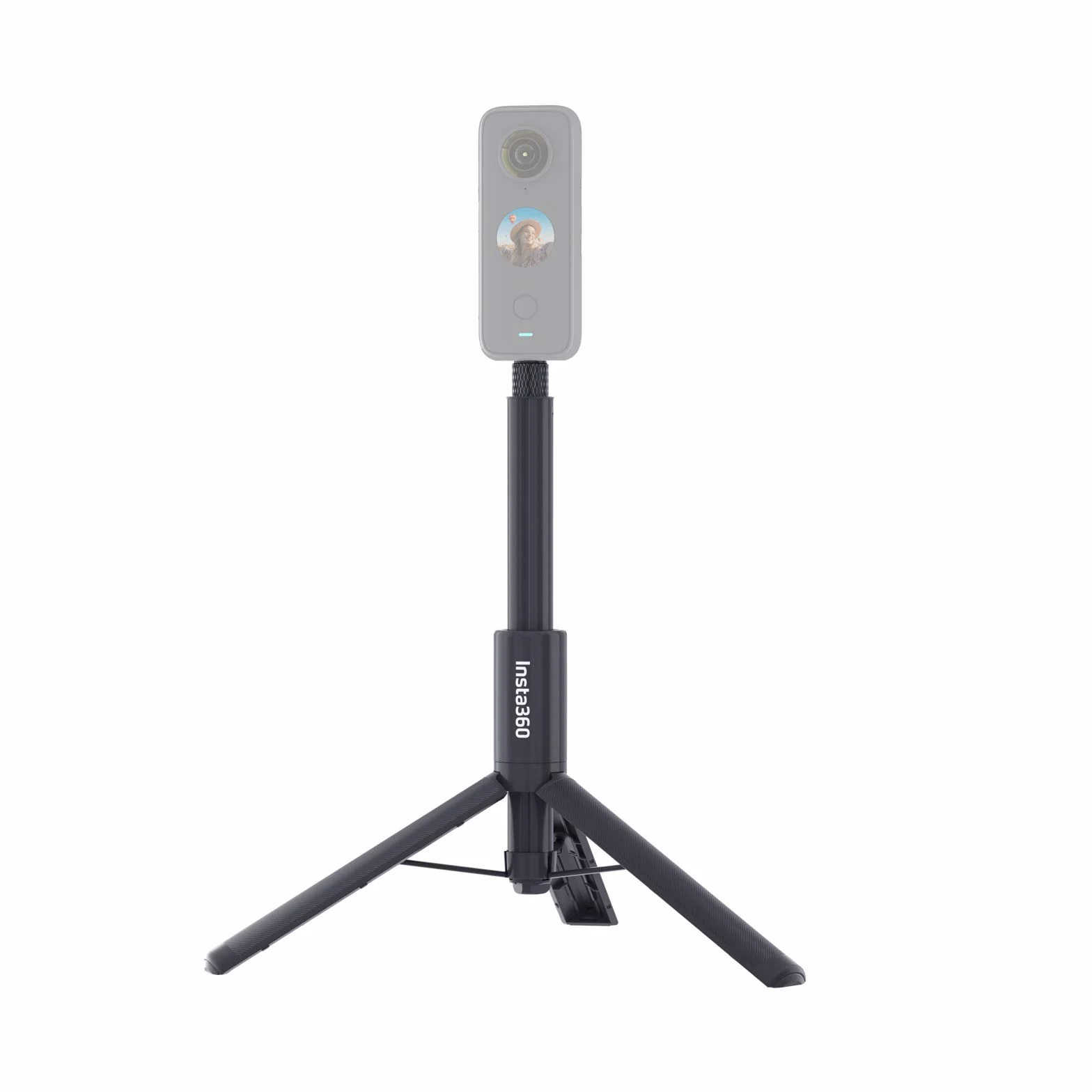 Insta360 Selfie Stick Invisible 2 en 1 + Trípode, Stick y Trípode de aleación de Aluminio, Compatible con Las cámaras de acción Insta360 Ace, Ace Pro, Ace Pro 2, GO 3S, GO Ultra, ONEX2, X3, X4, X5