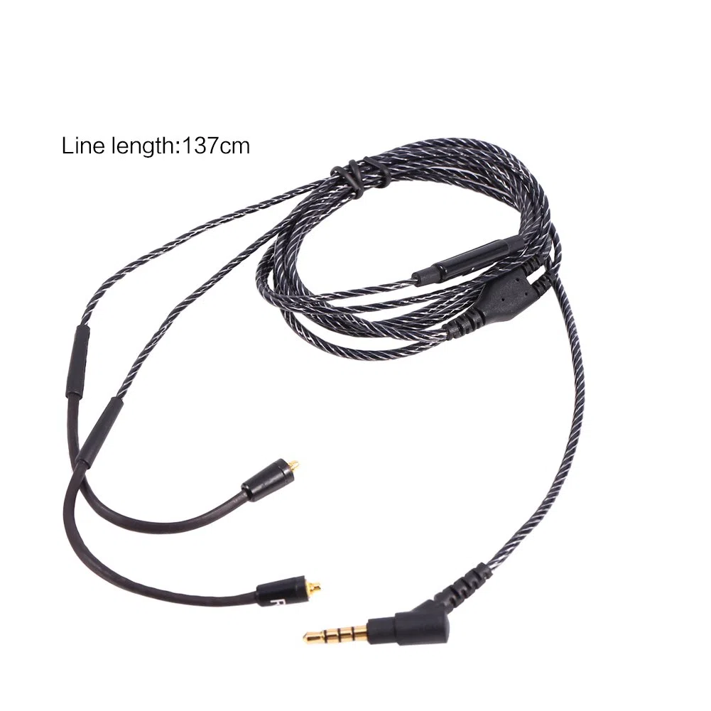 fosa Cable de Audio de Repuesto para Auriculares SHURE SE535 SE425 SE315 SE215 SE846 (3,5 mm)