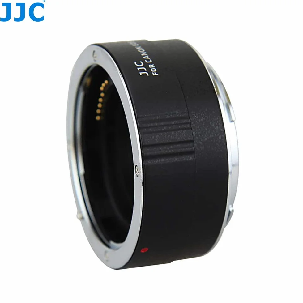 JJC 25mm Metal Tubo de Extensión TTL Enfoque Automático AF para Lentes Canon EF y EOS DSLR Cámaras