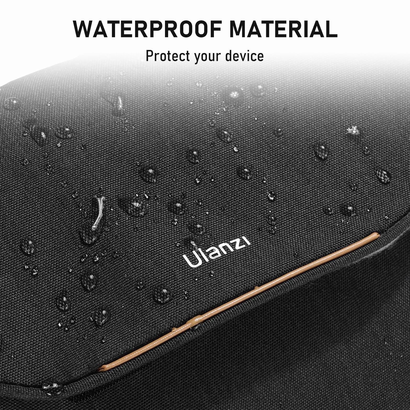 ULANZI Bolso para Cámara, 4L Bolso Bandolera Ligera SLR/DSLR, Negra Funda Pequeña Impermeable Minimalista para Mujeres y Hombres, Compatible con Sony/Canon/Nikon/Fujifilm