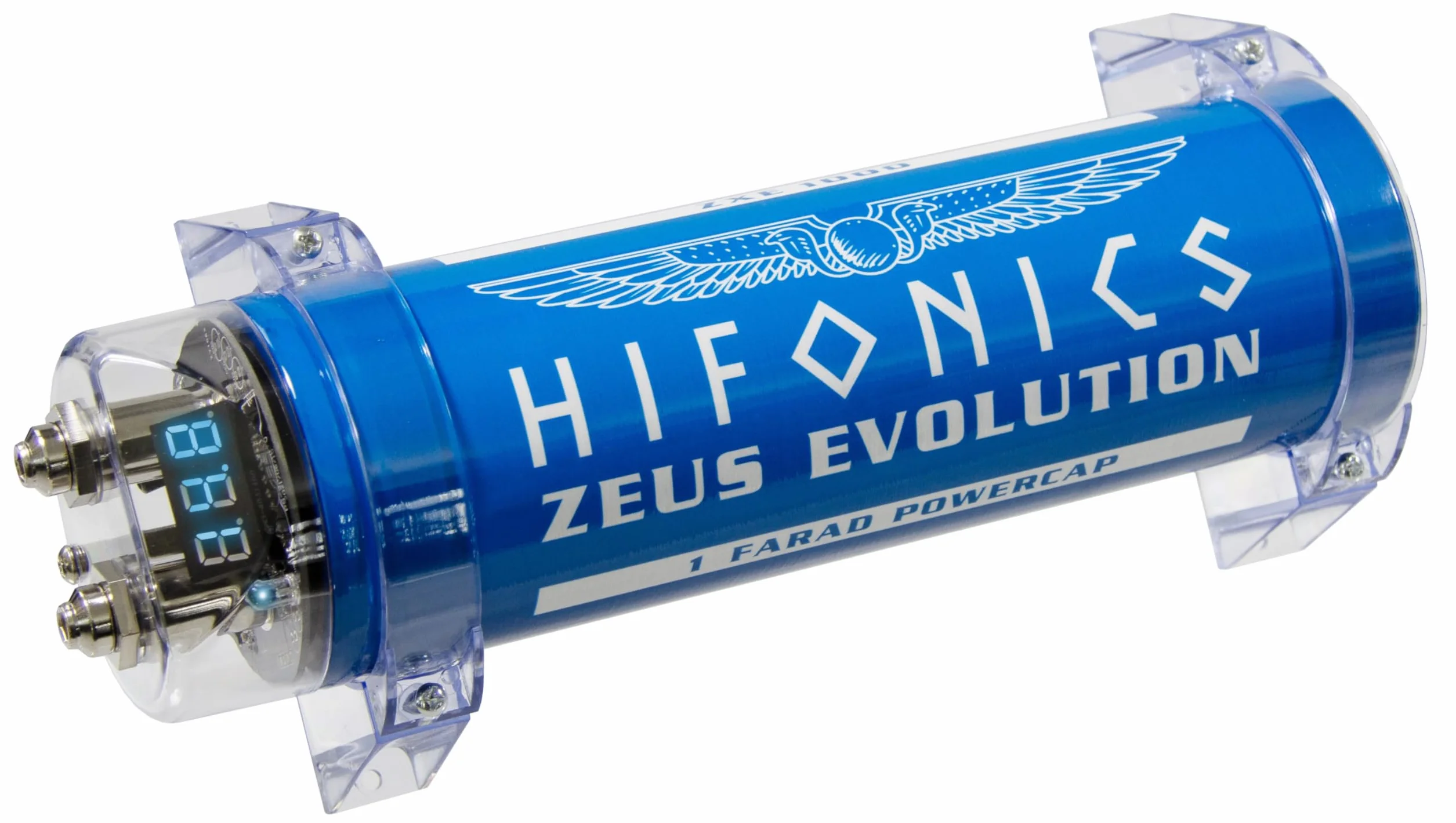 Hifonics ZXE1000-1 Farad Powercap 1F - Condensador para estabilización de voltaje de la instalación CarHifi en el coche Elko Zeus