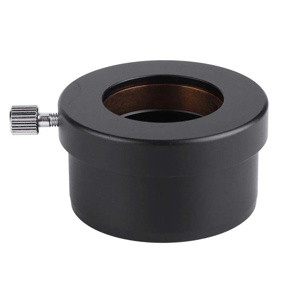 Vbestlife Telescopio Ocular 2 a 1,25 Pulgadas Adaptador para Ocular de Telescopio Astronómico con Material de Metal de Color Negro.