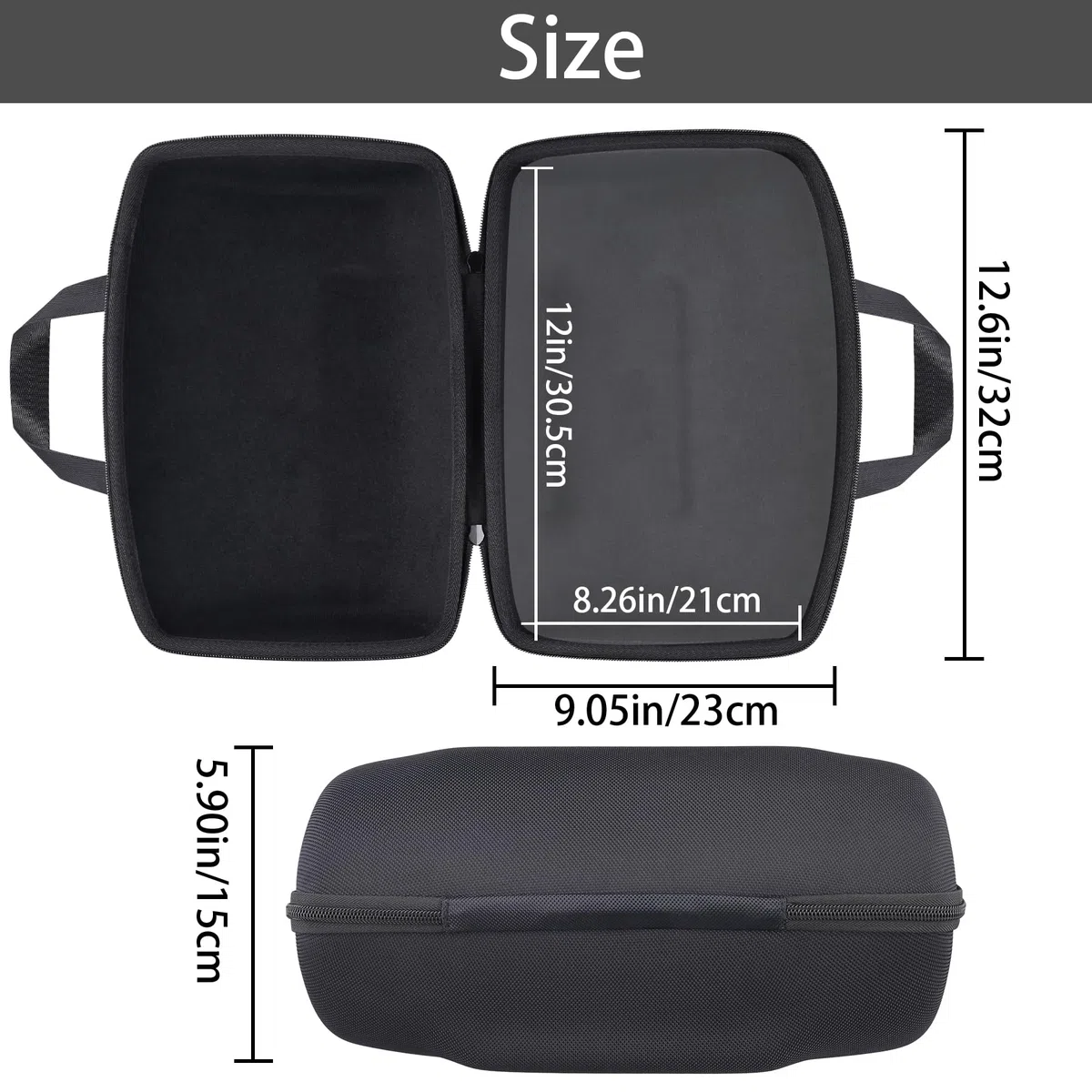 Khanka - Estuche rígido de Viaje de Repuesto para Altavoz Bluetooth portátil JBL Xtreme 4/3, Solo Estuche
