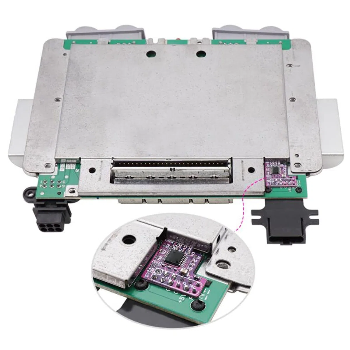 Mtlavishness RGB Modchip Für N64 NTSC Konsolen Kristallklares Bild Mit THS7374 Verstärker Einfache Installation Für Spielekonsolen Enthusiasten Hochwertiges PCB Material