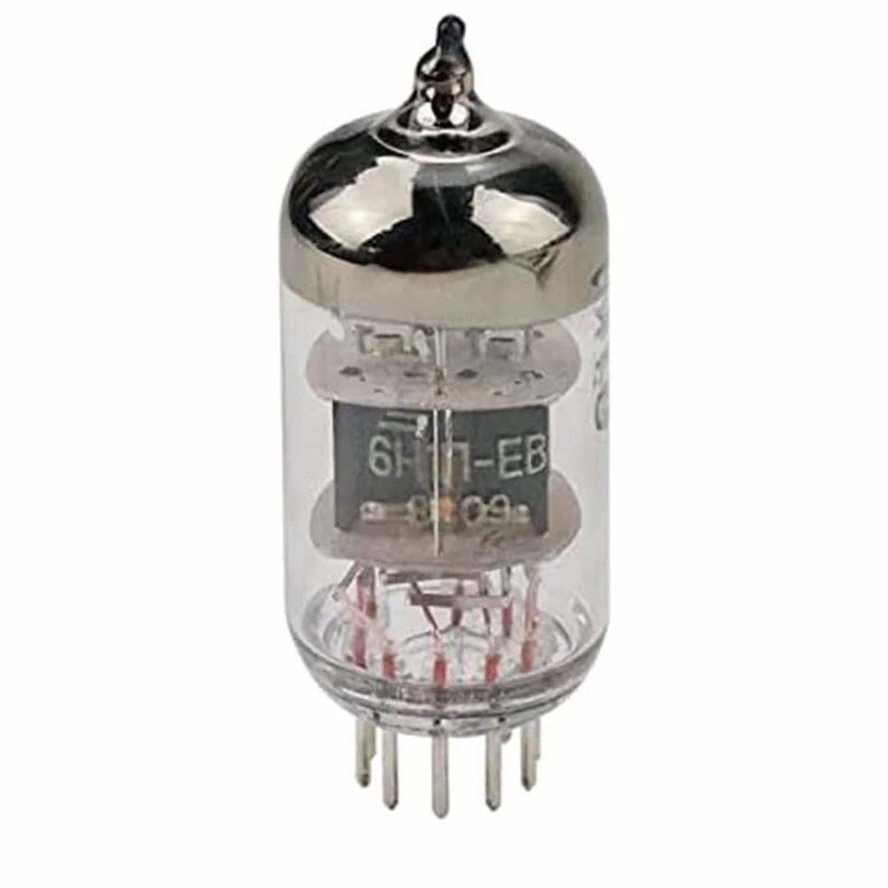 2 tubos de vacío de válvula, 6H1nEB tubos de vacío de repuesto de preamplificador de audio con altavoces mejorados con válvula compatibles con modelos de tubo 6N1 ECC85 6AQ8