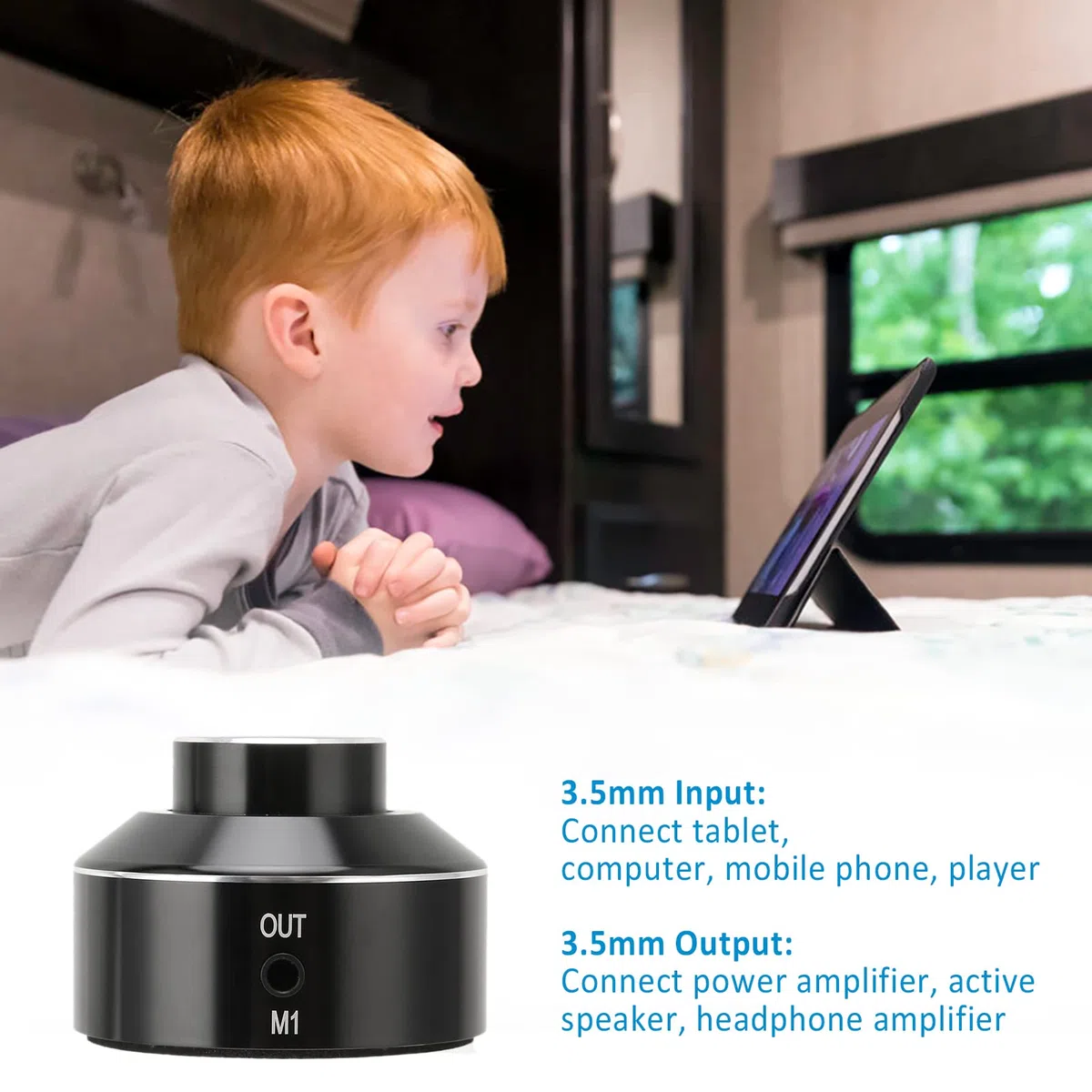 Mini Controlador de Volumen de Perilla de Control de Volumen Activo, Ajustador de Audio de Altavoz de Perilla de Control de Volumen de 3,5 Mm, para Ver Videos, Bodas, Celebraciones, Conferencias, Etc.