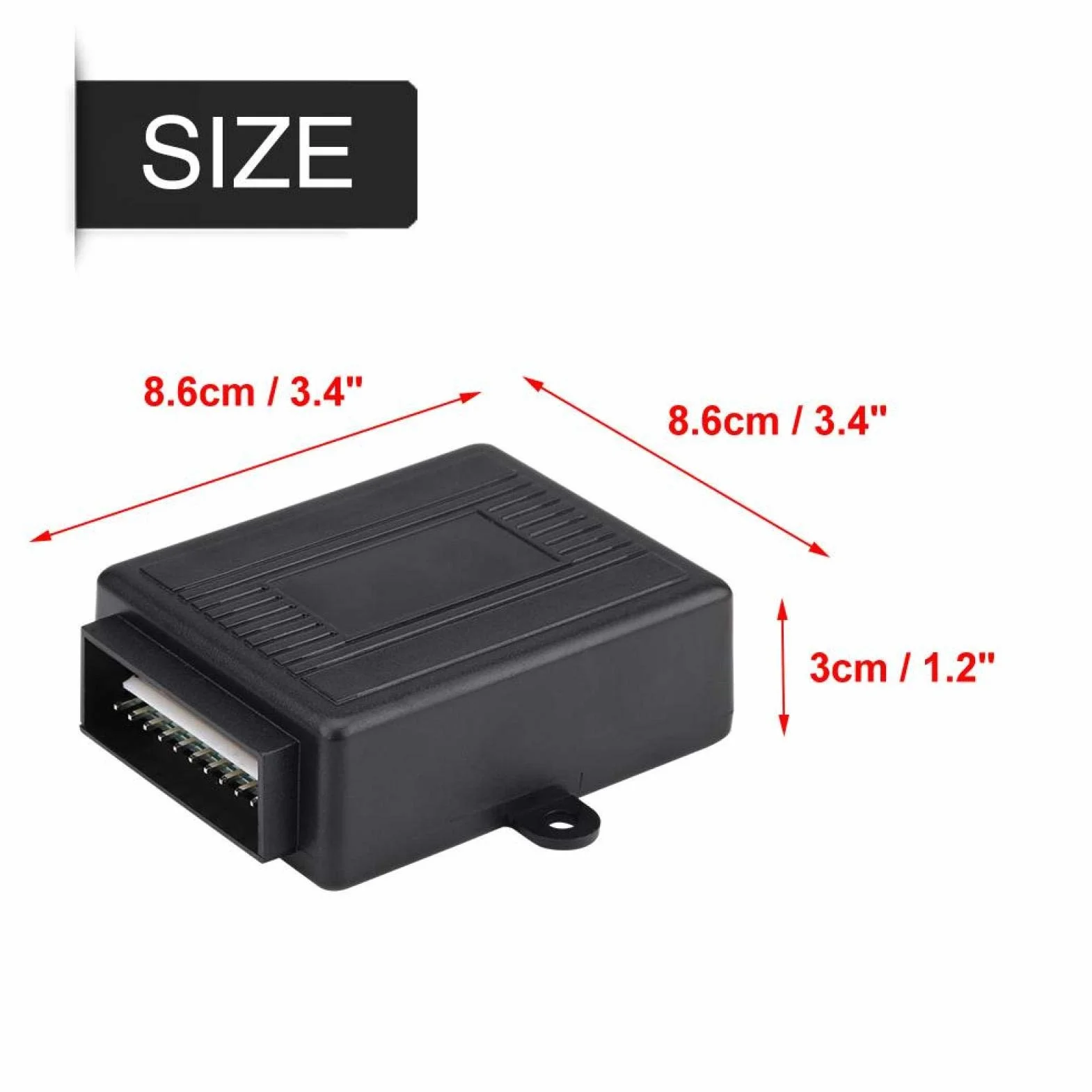 Cierre centralizado Universal Coche + Akozon Sistemas de Alarma de Coche Cerradura de Puerta Cerradura Central Universal con Control Remoto LB-402/L248
