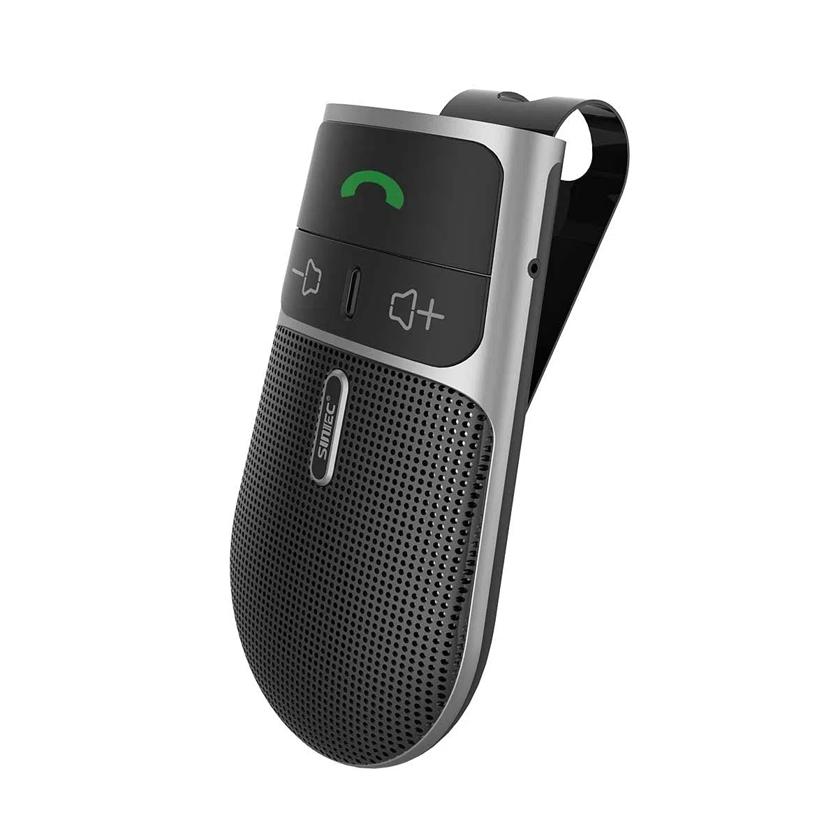 Manos Libres Coche 5.0,Soporte Siri y Asistente,Encendido Automático,Indicaciones de Voz,Música,Manos Libres Coche Bluetooth Conexión de 2 Teléfonos Simultáneamente con Clip de Visera-BC920SA